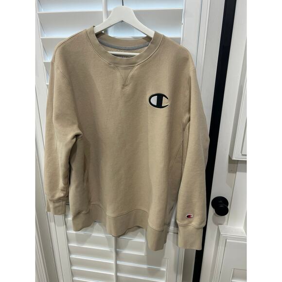 Champion men’s XXL tan crewneck sweatshirt - Picture 5 of 5
